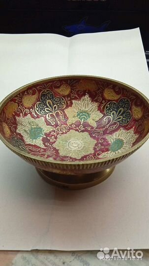 Чаша пиала Индия латунь