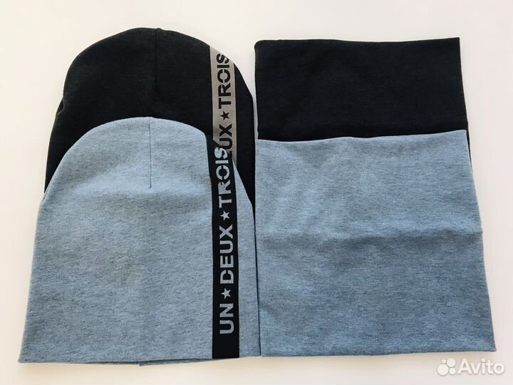 Комплект для мальчика (шапка м снуд)