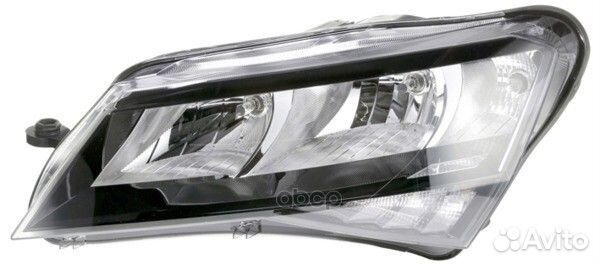 Фара основная, лев, галоген, skoda superb (3V