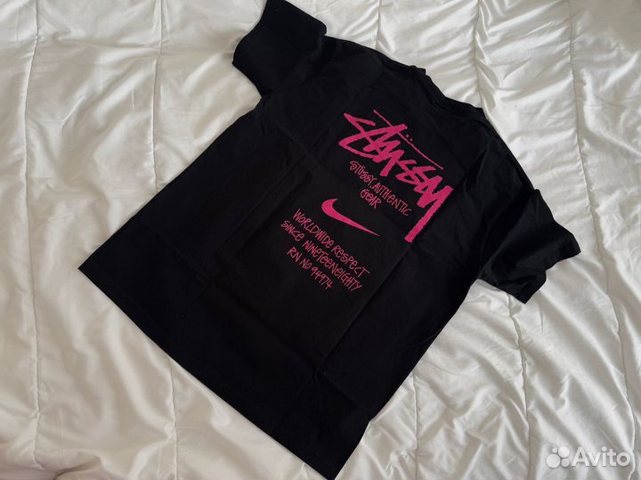 Футболка stussy черная