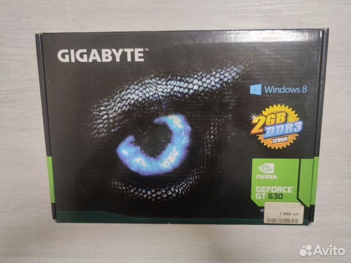 Видеокарта gigabyte nvidia GeForce GT 630 2гб DDR3