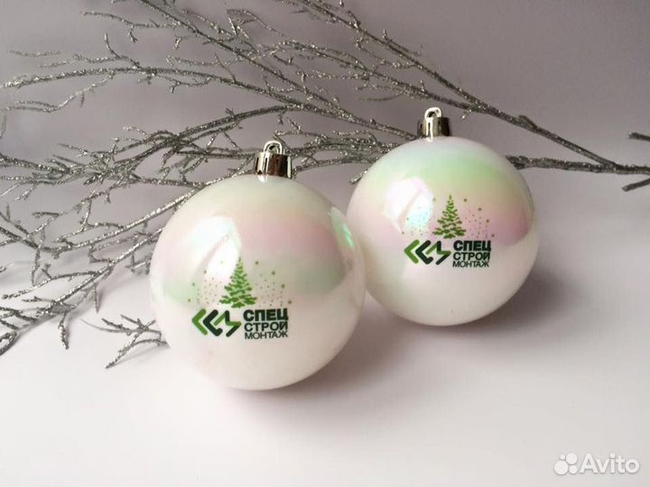 Новогодние шары пластик и стекло
