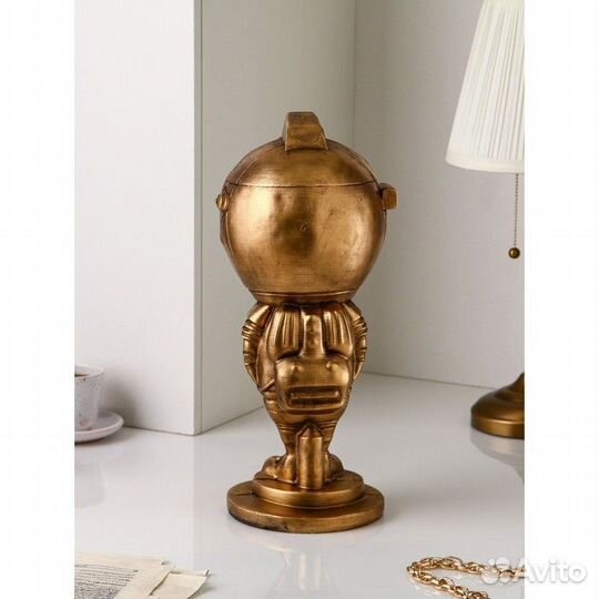 Подставка для мелочей 'Астронавт', полистоун, 44 с