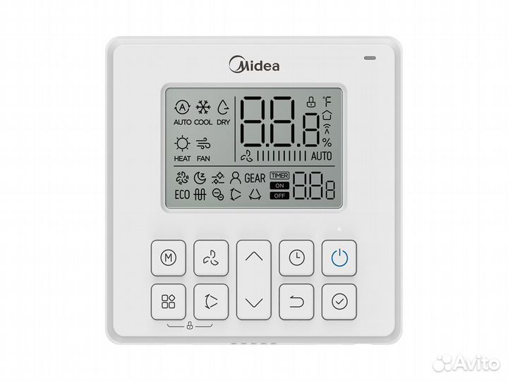 Комплект Midea MTI-1F-P/MO-N8 mtiu-18HW1fnxp(GA) /MOX330U-18HFN8-Q(GA)