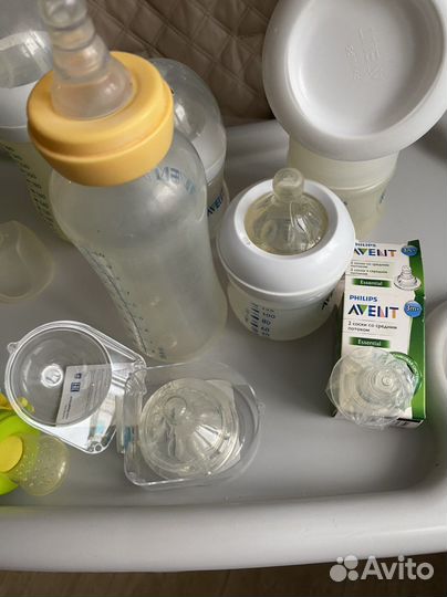 Молокоотсос, бутылочки, поильник, ниблер
