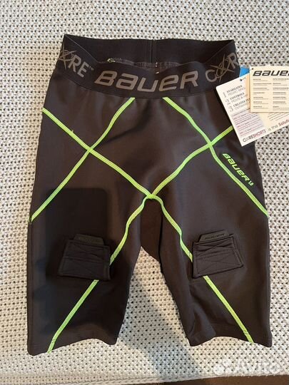 Белье-шорты с раковиной bauer core 1.0, sr
