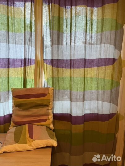 Шторы+карнизы+подушки икеа IKEA