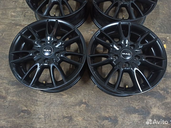 Диски 15 5х112 ET46 черные оригинал MAK с Японии