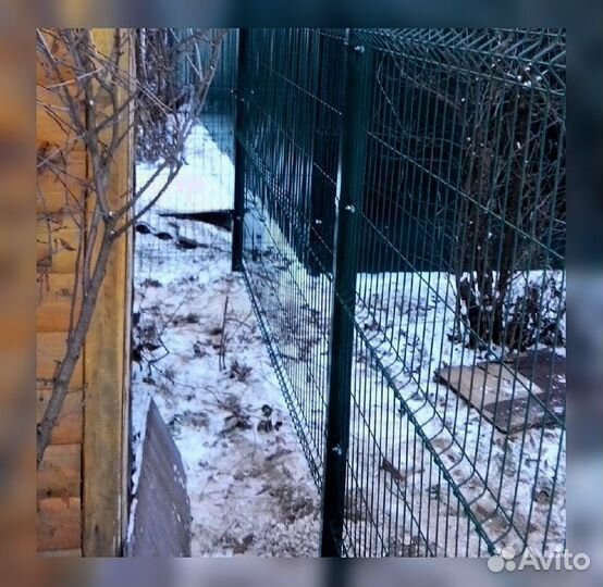 Сетка для забора 3d