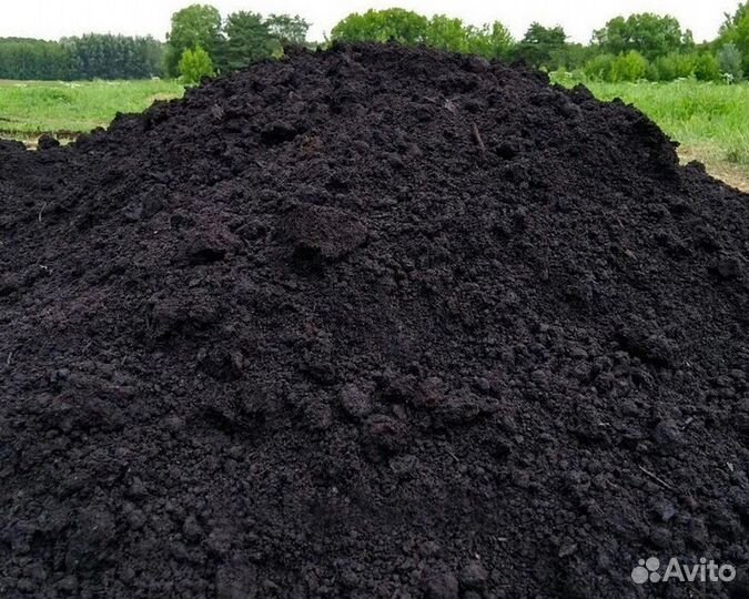 Почвогрунт плодородный грунт чернозем с доставкой