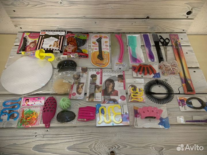 Аксессуары для стрижки и укладки волос 30 штук