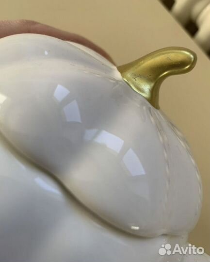 Кружка тыквы с крышкой новая