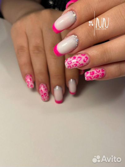 Маникюр с покрытием гель лаком + дизайн в подарок