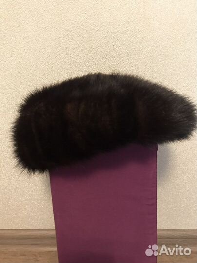 Берет норковый мужской