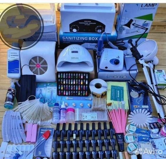 Набор для маникюра с аппаратом strong и сухожар