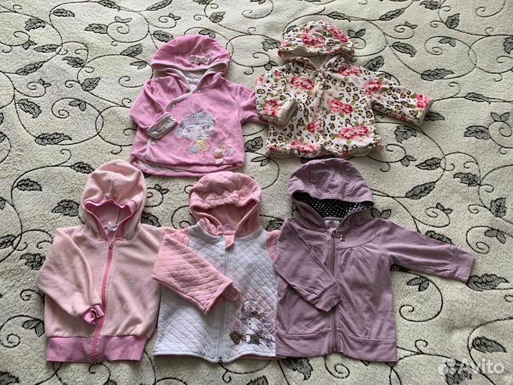 Огромный пакет одежды для девочки 68-74