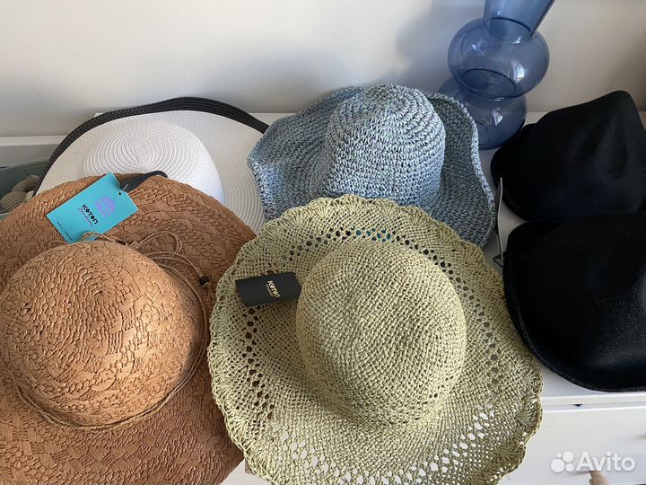 Шляпа женская летняя, соломенная