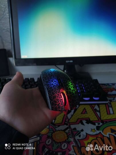 Игровая мышь и 2 клавиатуры