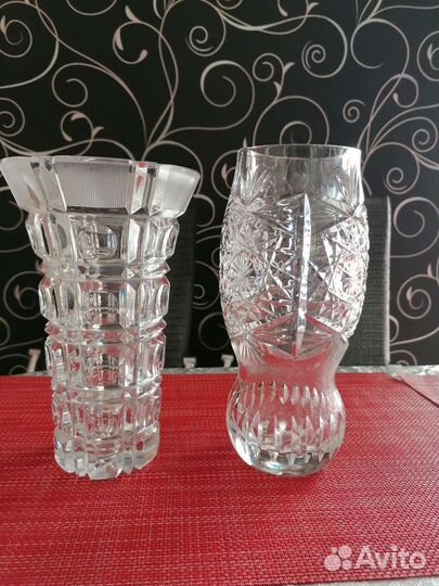 Хрустальная ваза
