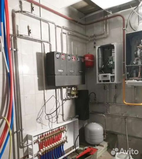 Монтаж теплого пола, отопления и водоснабжения