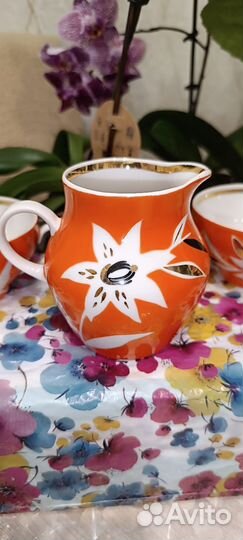 Сервиз Тигровая лилия Дулëво