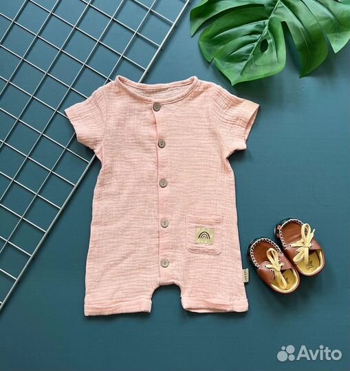 Муслиновый песочник на малыша