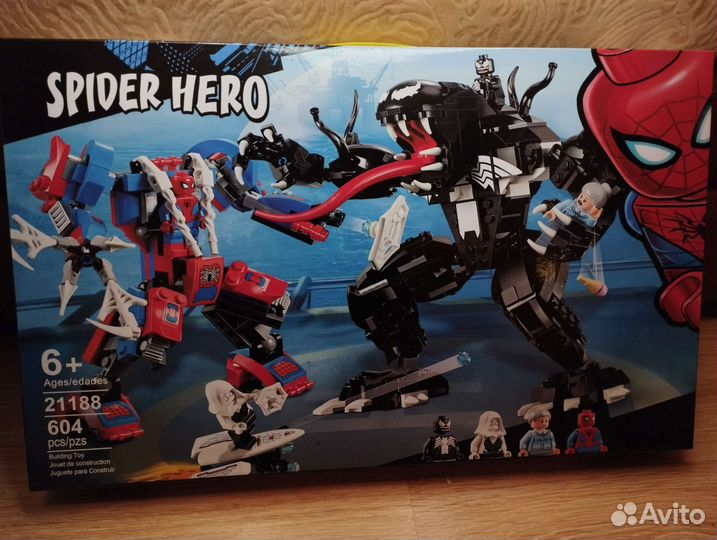 Lego человек паук веном аналог