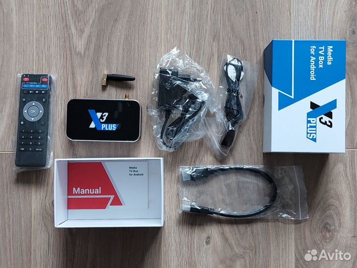 Андроид тв приставка Ugoos X3 Plus 4/64Gb (новая)
