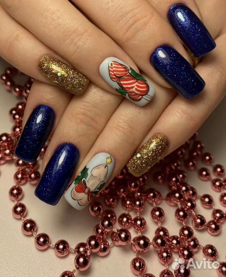 Маникюр на дому наращивание ногтей