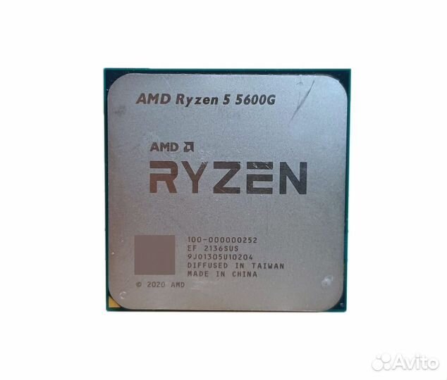 Процессор CPU AM4 AMD Ryzen 5 5600G 100-000000252