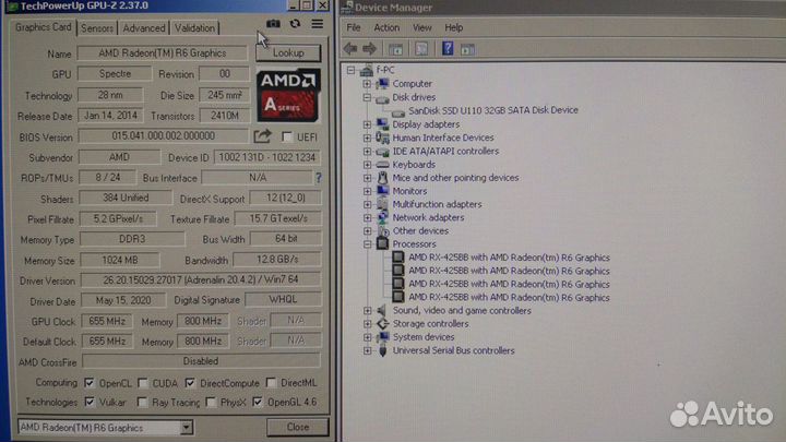 Мини пк неттоп nettop AMD
