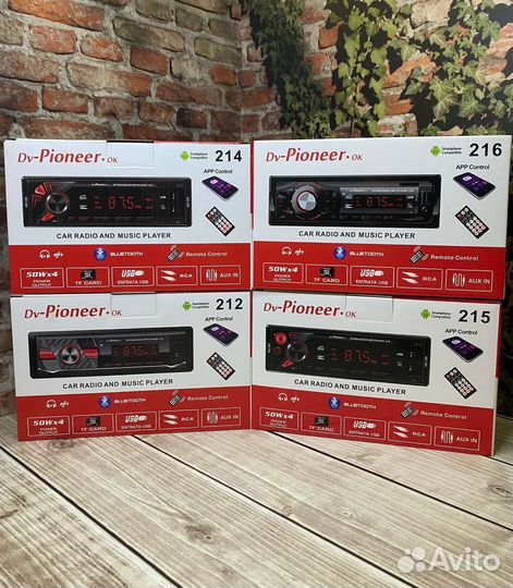 Автомагнитола pioneer с Bluetooth 212-216