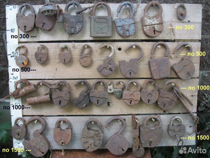 Замки навесные врезные амбарные старинные ключи