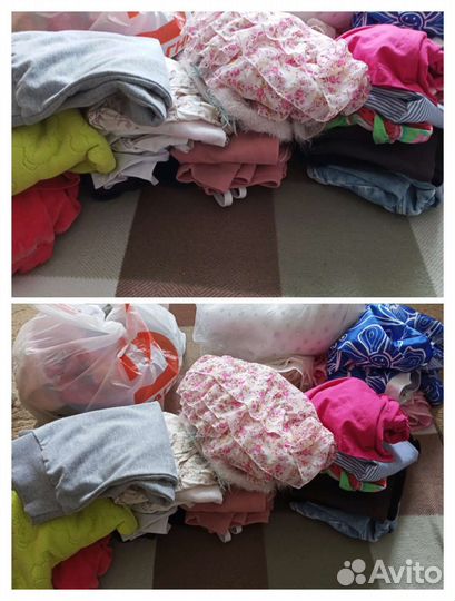 Одежда для девочки 116 - 134. 3 пакета