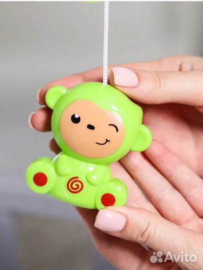 Мобиль музыкальный «Милые зверята» с ночником