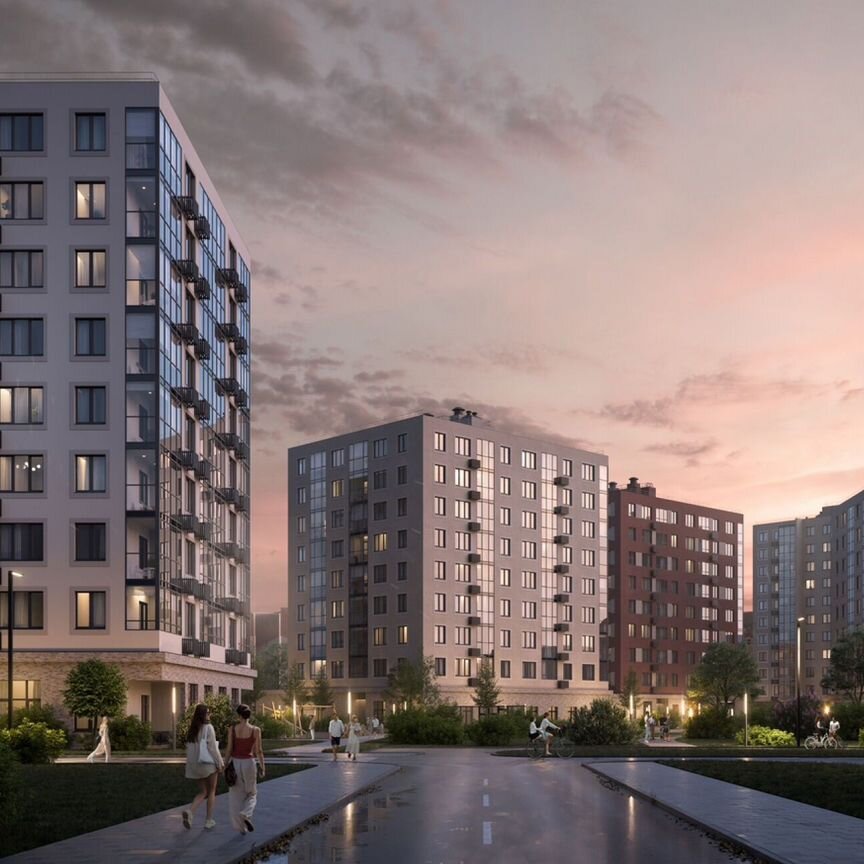 3-к. квартира, 77,7 м², 3/13 эт.