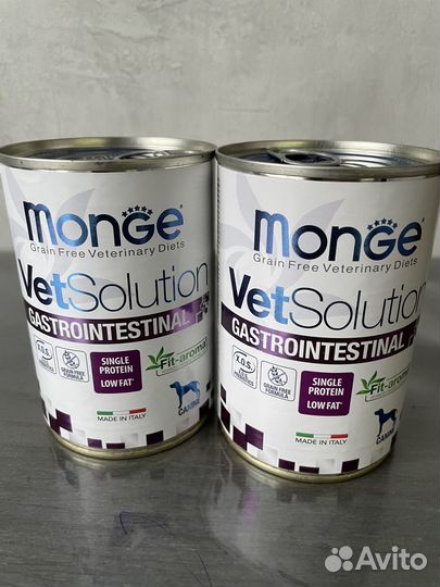 Корм для собак monge gastrointestinal