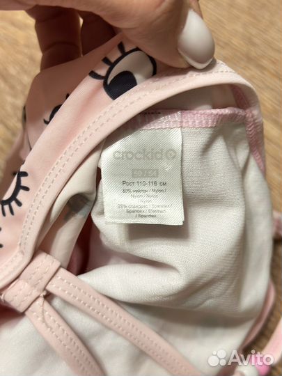 Купальник для девочки размер 110-116