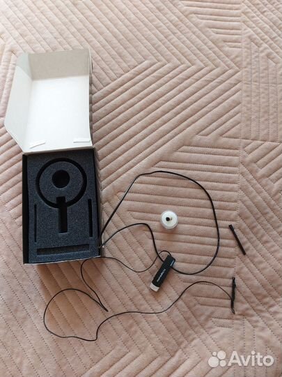 Микронаушник капсульный с кнопкой-пищалкой