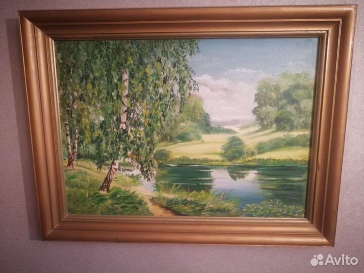 Картина маслом на холсте пейзаж