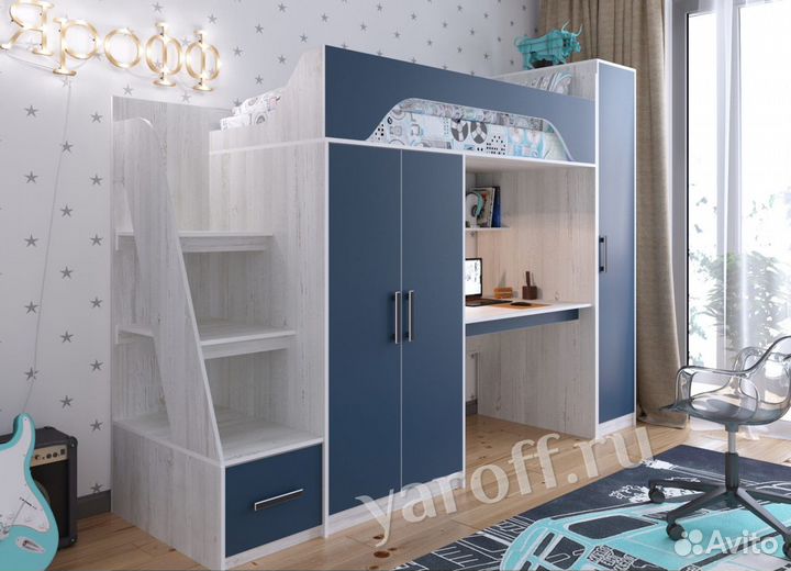 Кровать чердак