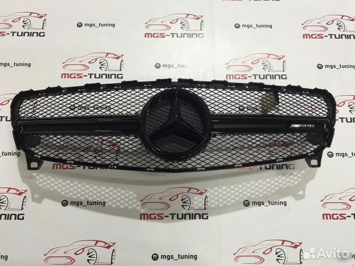 Решетка Mercedes A-class w176 45AMG Black + AMG