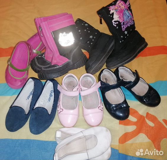 Детская обувь пакетами