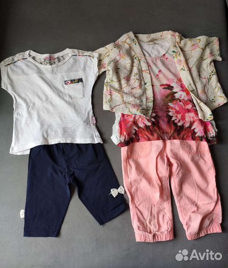 Пакет одежды на лето для девочки 110-116