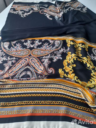 Шелк искусственный в стиле Версаче ост. 1,5 м