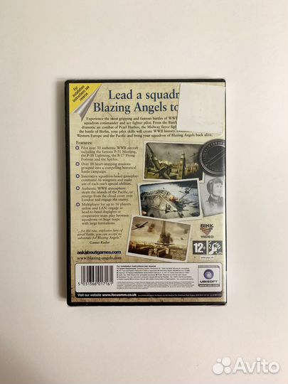 Blazing Angels sealed зарубежная лицензия DVD-box