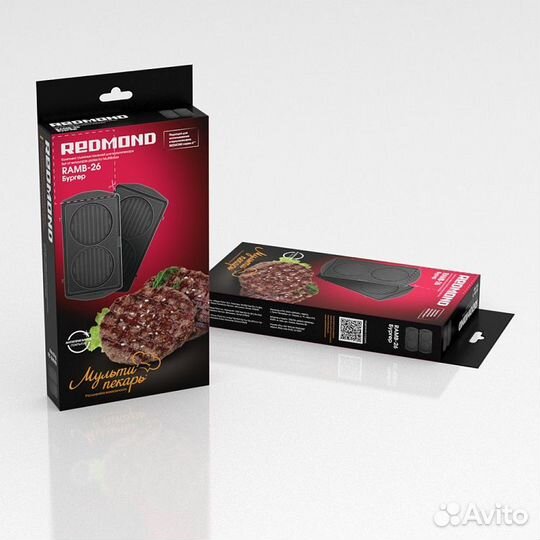 Панель для мультипекаря redmond ramb-26 Бургер