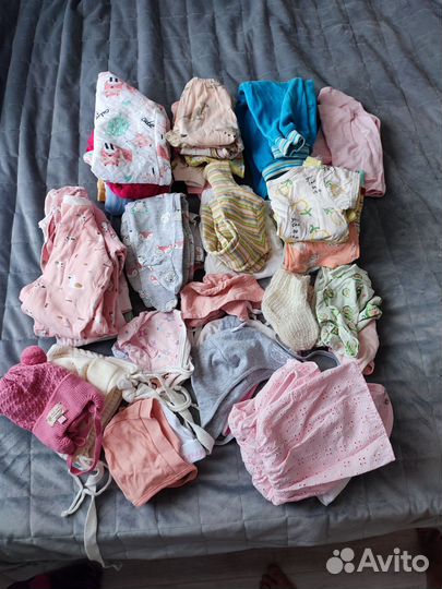 Вещи пакетом на девочку с рождения до полутора лет