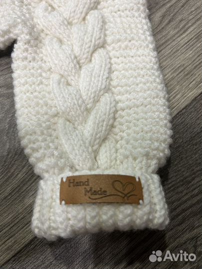 Комбинезон вязаный детск новый ручная работа56-68