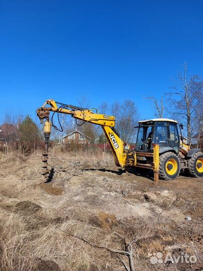 Экскаватор погрузчик jcb,4с х с гидробуром